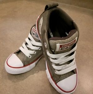 Gray kids Converse
